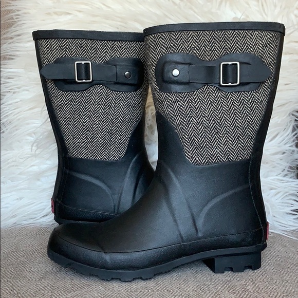 chooka herringbone rain boots